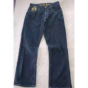 Vintage Antique Gold Brooklyn Fit 34Wx32I  Streetwear Funky Denim Jeans